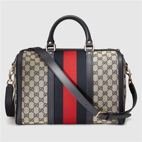 gucci vintage web original gg boston bag|gucci microguccissima boston bag.